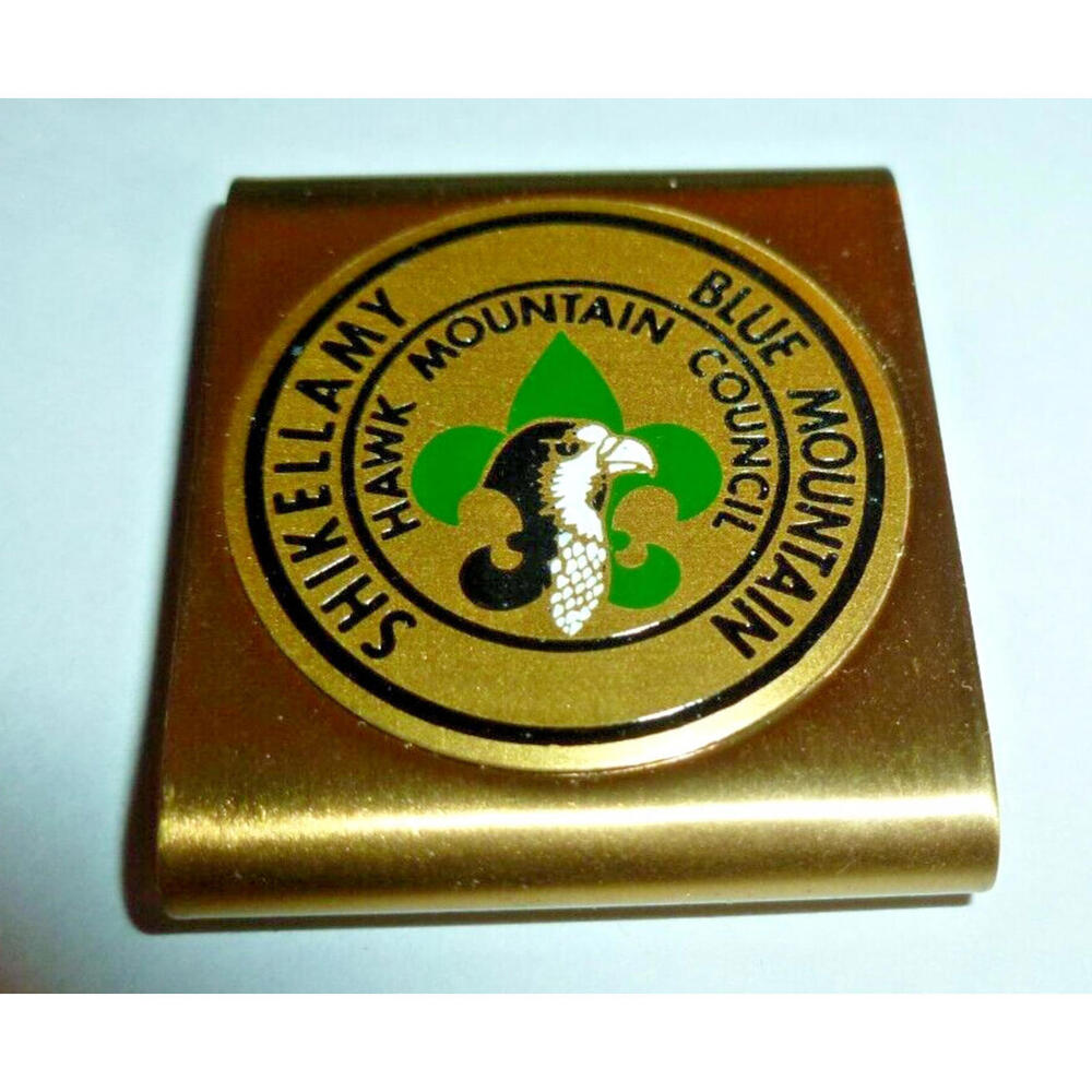 Vintage Boy Scout BELT LOOP‎ BSA Shikellamy Hawk Blue Mountain Council RARE